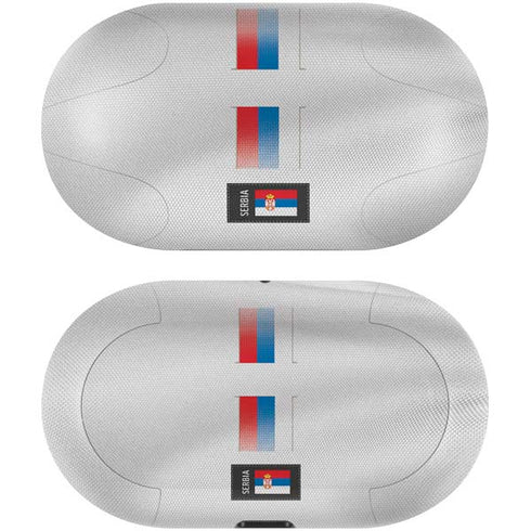 Serbia Soccer Flag Galaxy Buds Skin